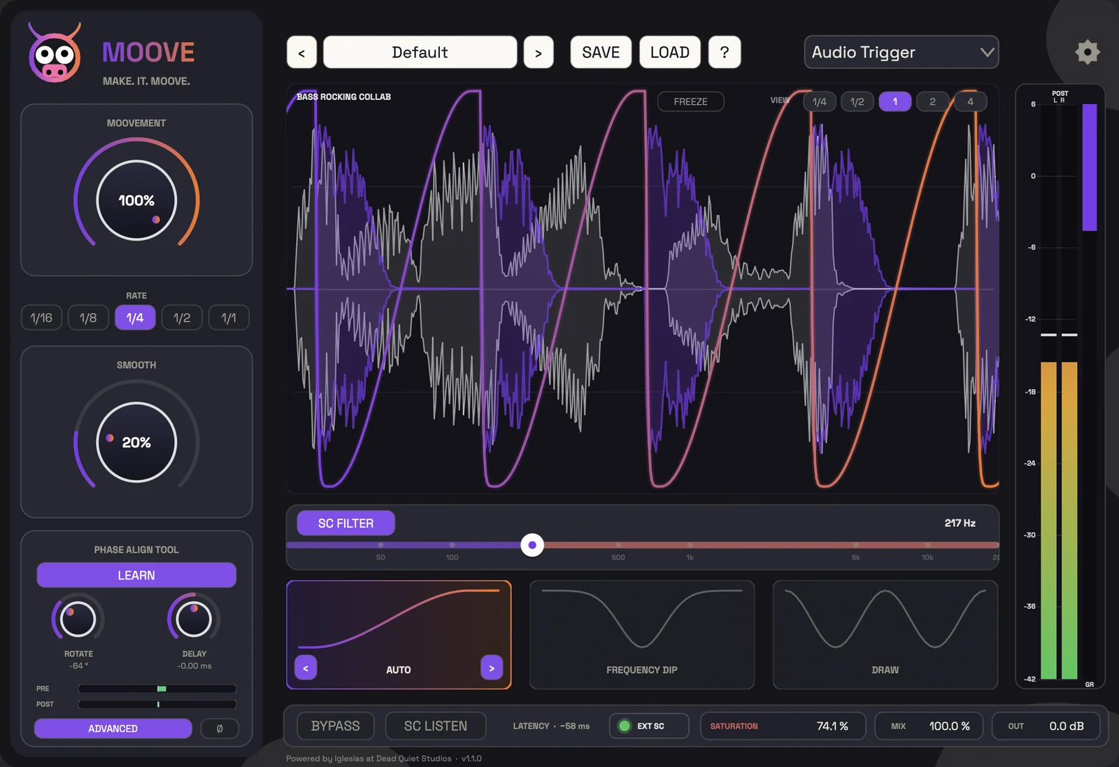 Moove interface