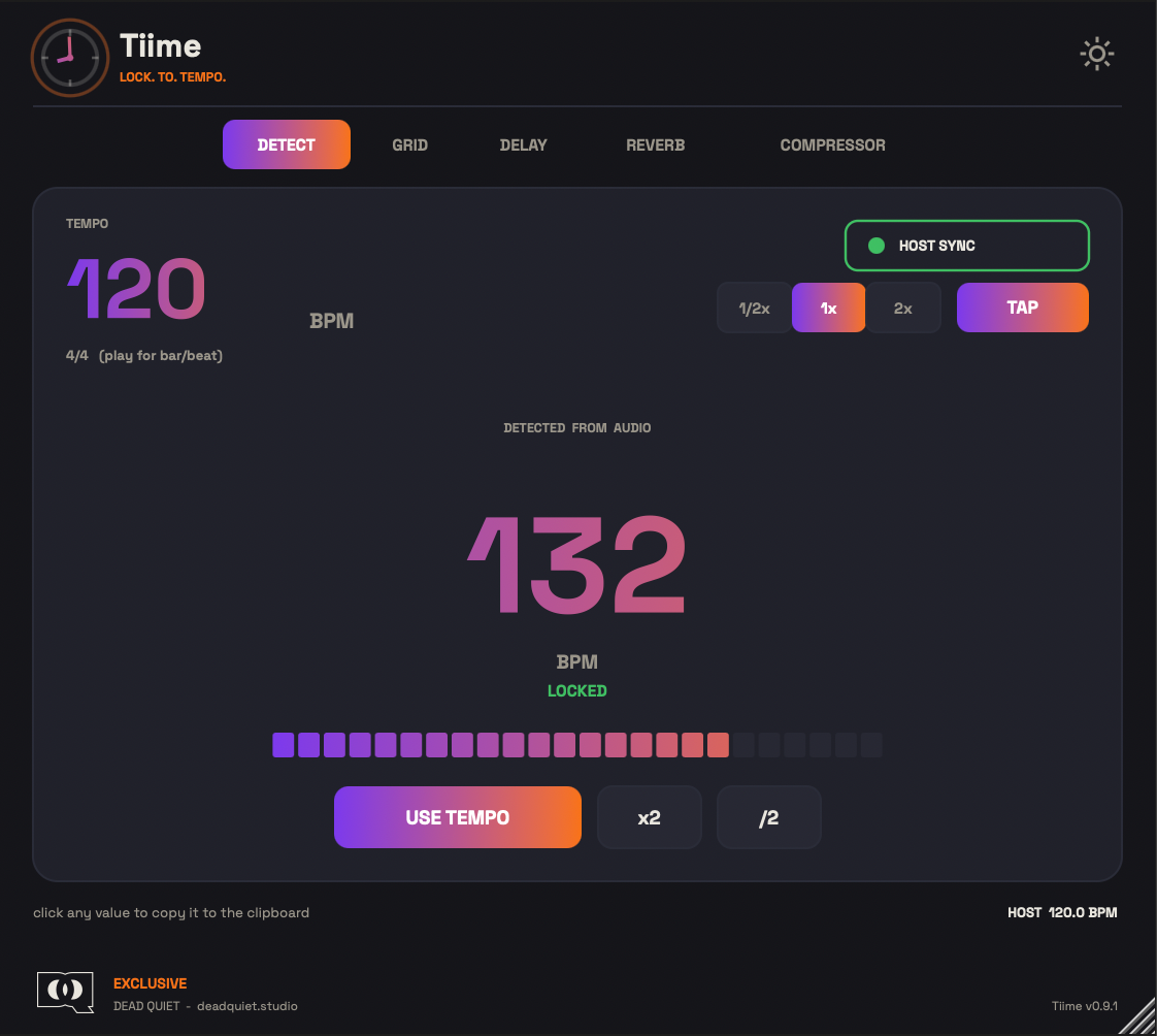 Tiime interface