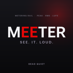 Meeter audio metering plugin by Dead Quiet Studio