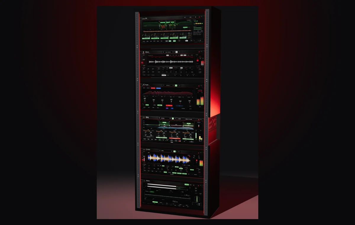 DQ Mastering Bundle, six units in one rack
